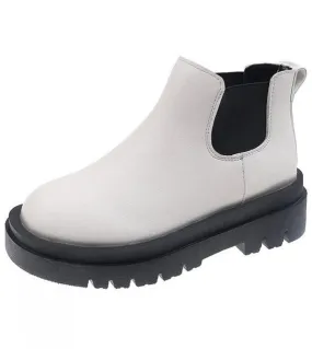 2022 Winter New Fashion Designer Chelsea Boots Women Casual Slip On Shoes Piattaforma femminile Stretch Ladies Plus Size Cavigli