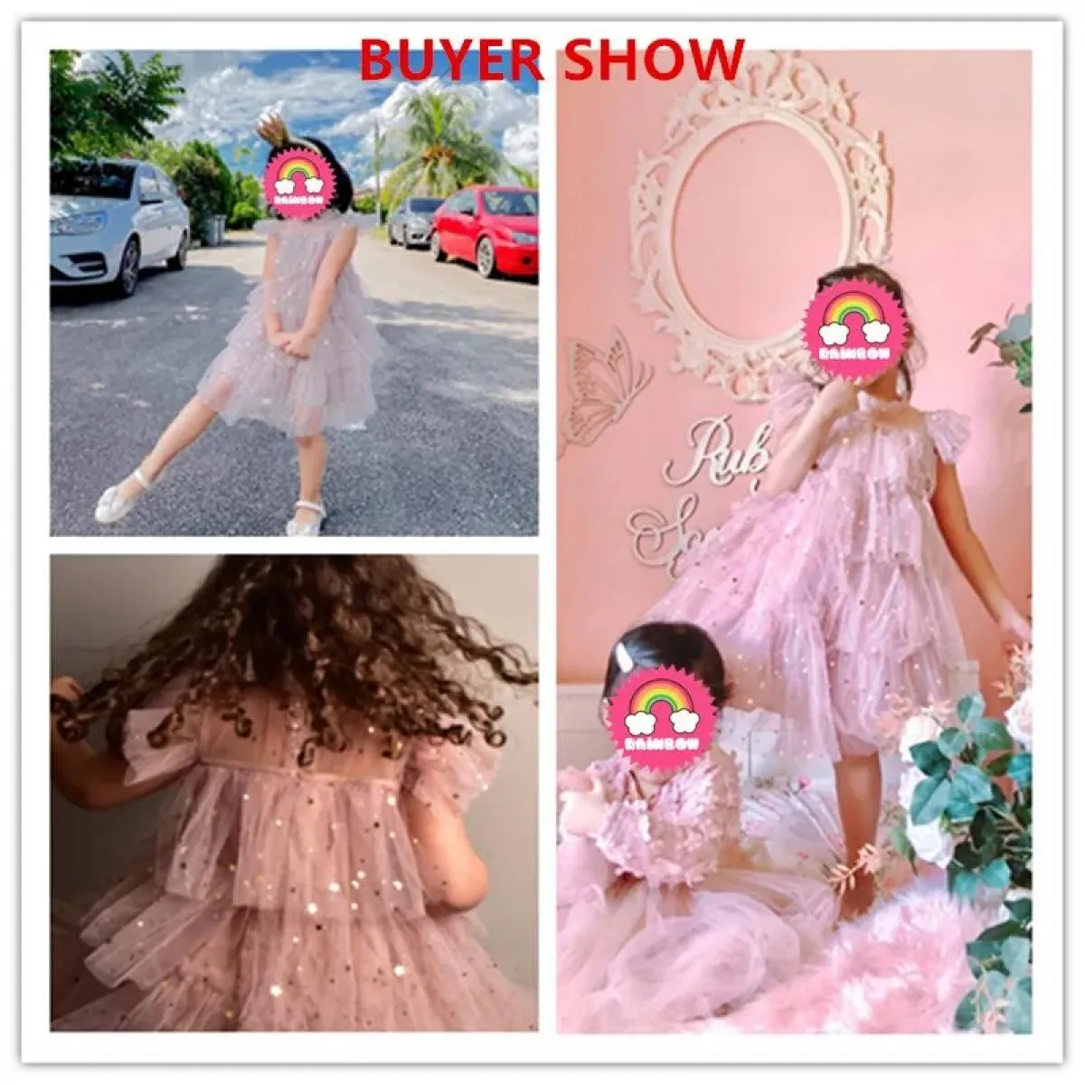 Abiti eleganti per ragazze Feste Compleanno Ragazza Abito da principessa Estate per bambine