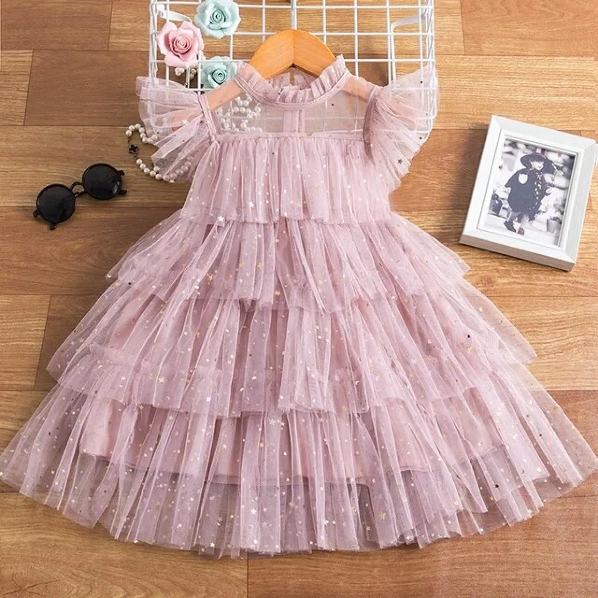Abiti eleganti per ragazze Feste Compleanno Ragazza Abito da principessa Estate per bambine