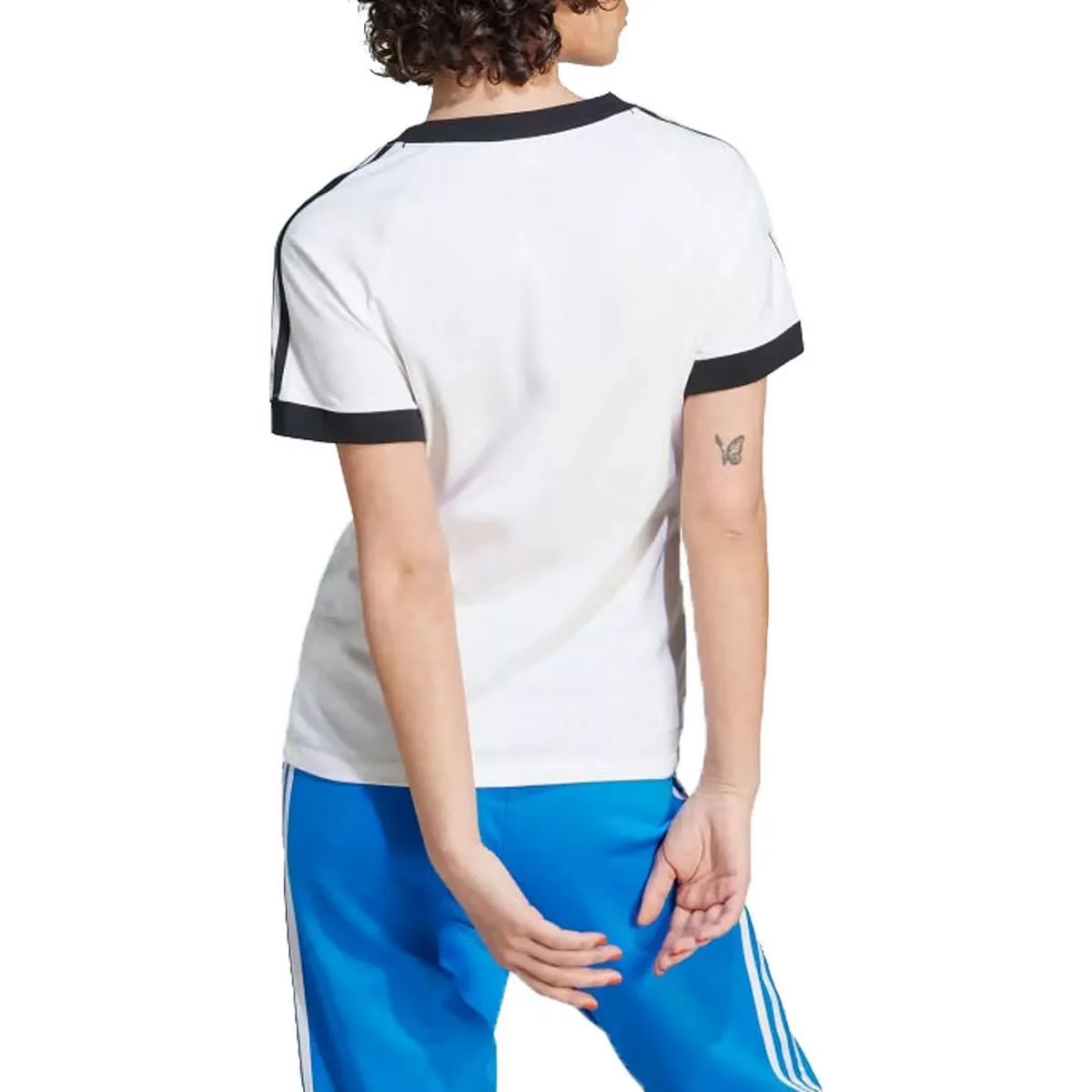      ADIDAS ORIGINALS T-SHIRT 3 STRIPES DONNA  