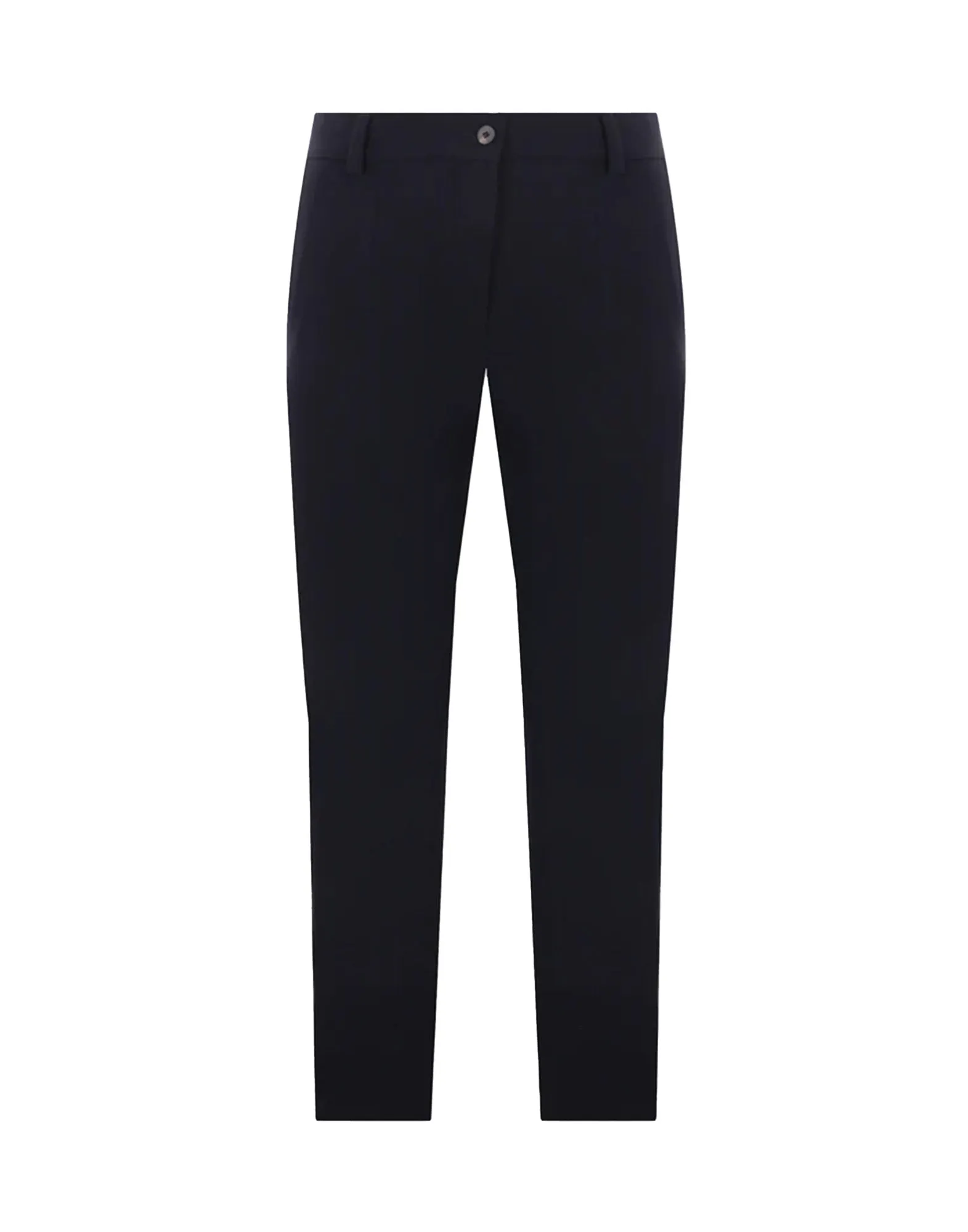ALBERTO BIANI Pantalone a Trombetta in Tessuto Tecnico Stretch Blu