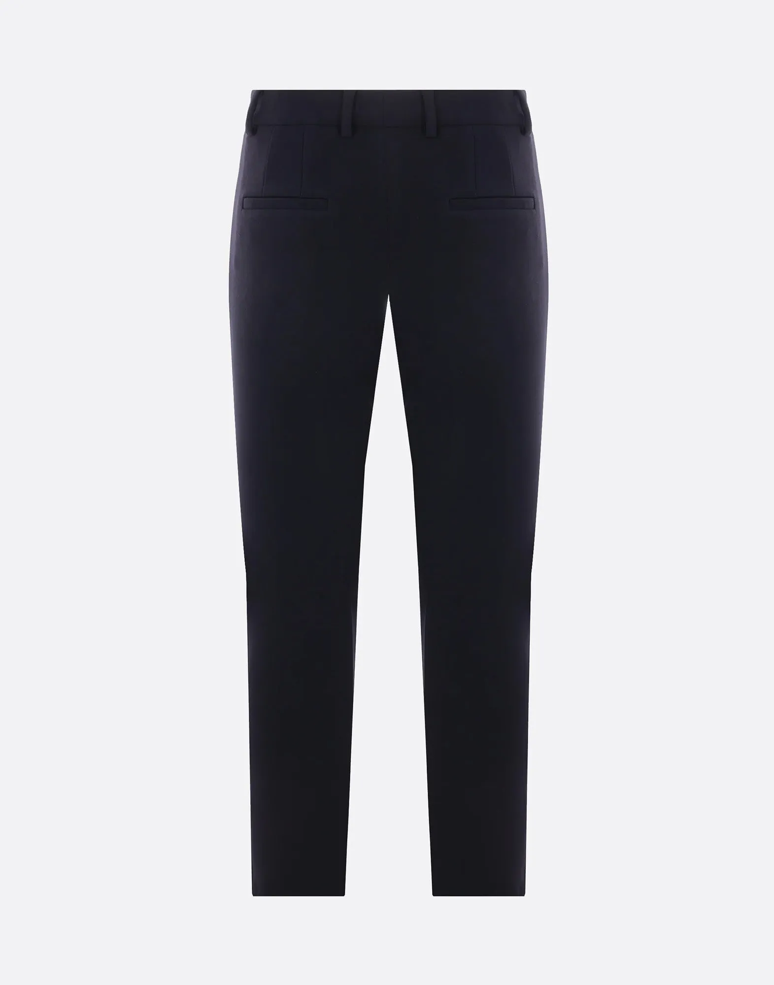 ALBERTO BIANI Pantalone a Trombetta in Tessuto Tecnico Stretch Blu