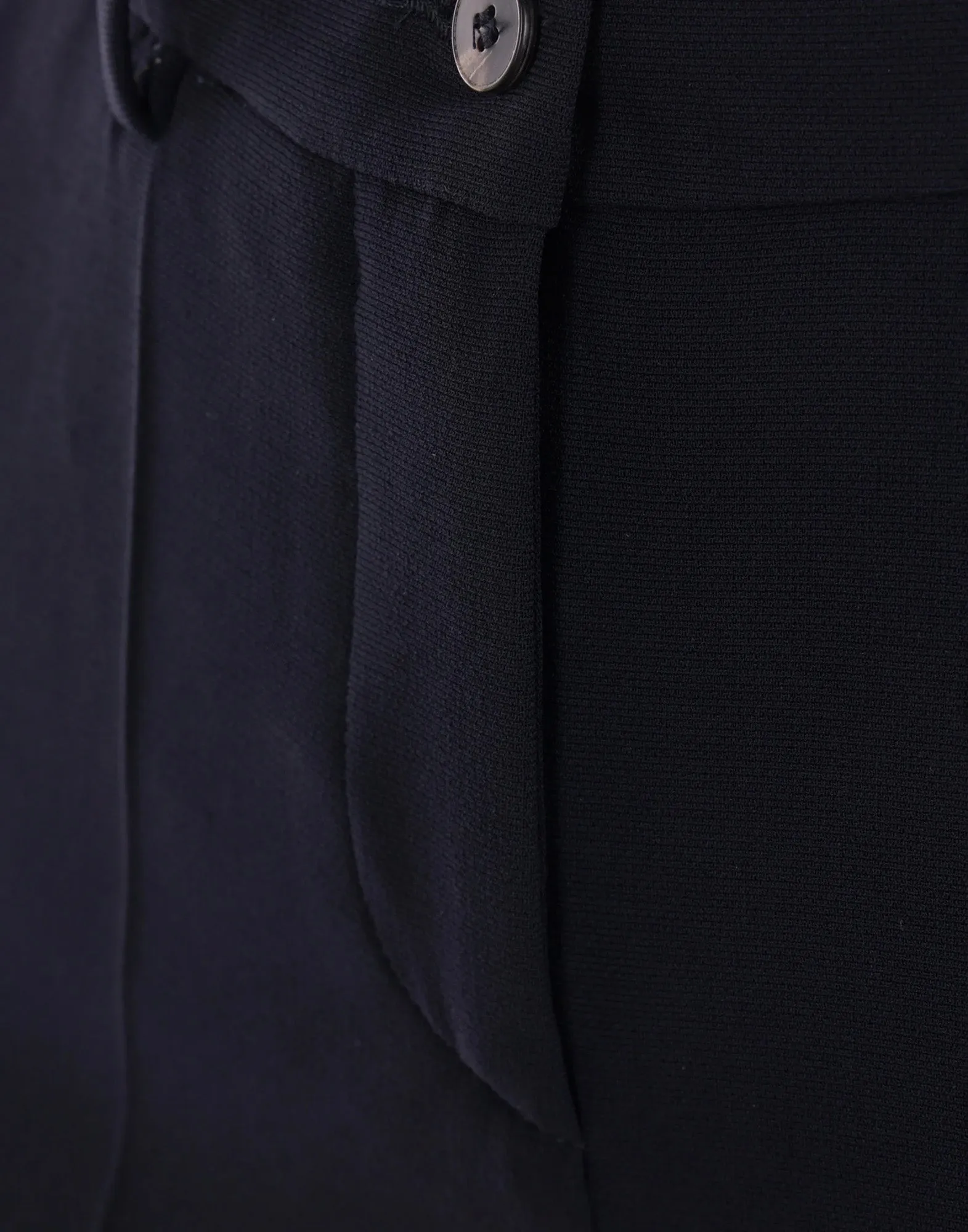 ALBERTO BIANI Pantalone a Trombetta in Tessuto Tecnico Stretch Blu
