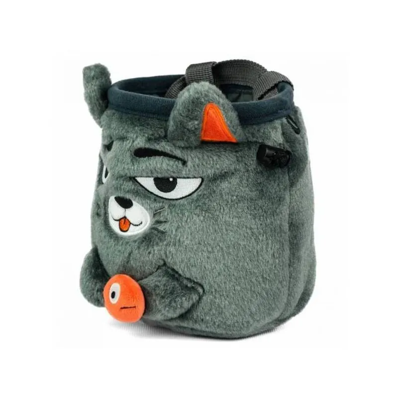 Animal Magnesia Borsa YY VERTICAL Gatto (grigio)