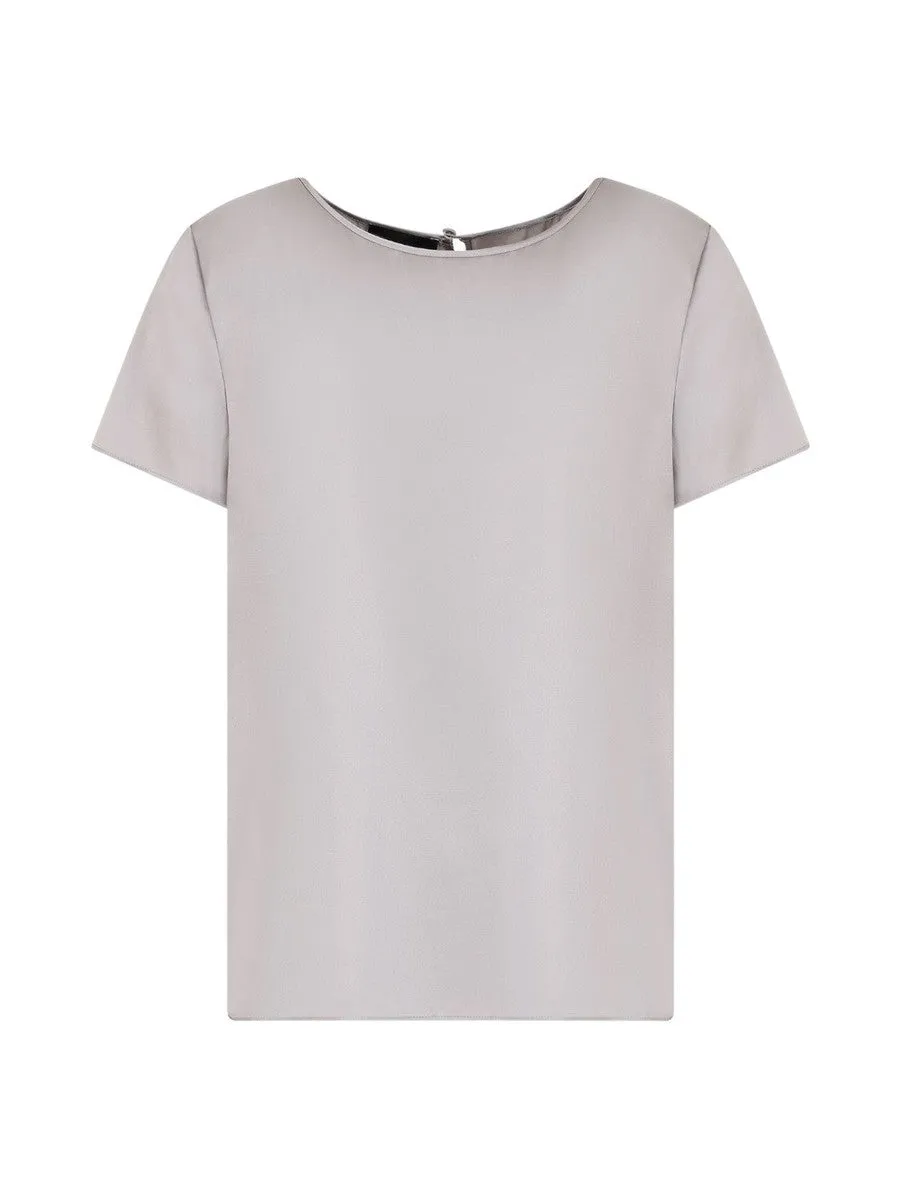 Blusa in raso di seta