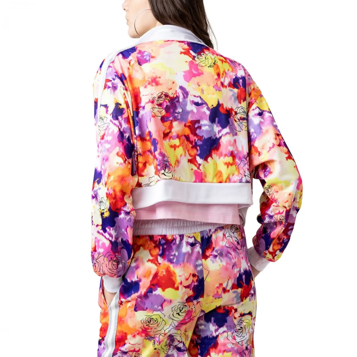 Bomber Cropped Triacetato, Multi