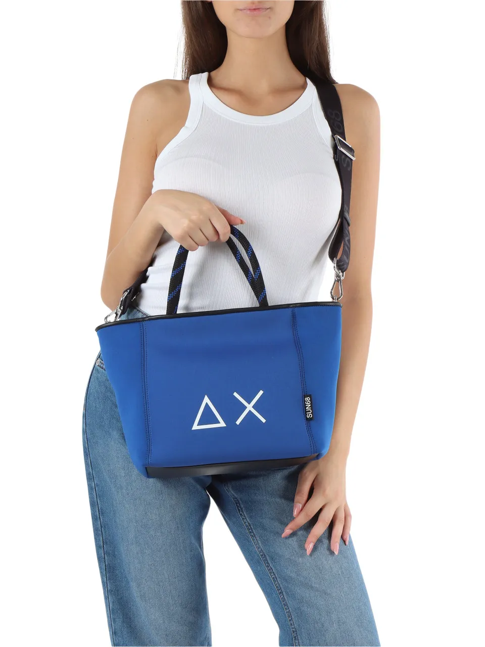 Borsa in neoprene media con stampa logo