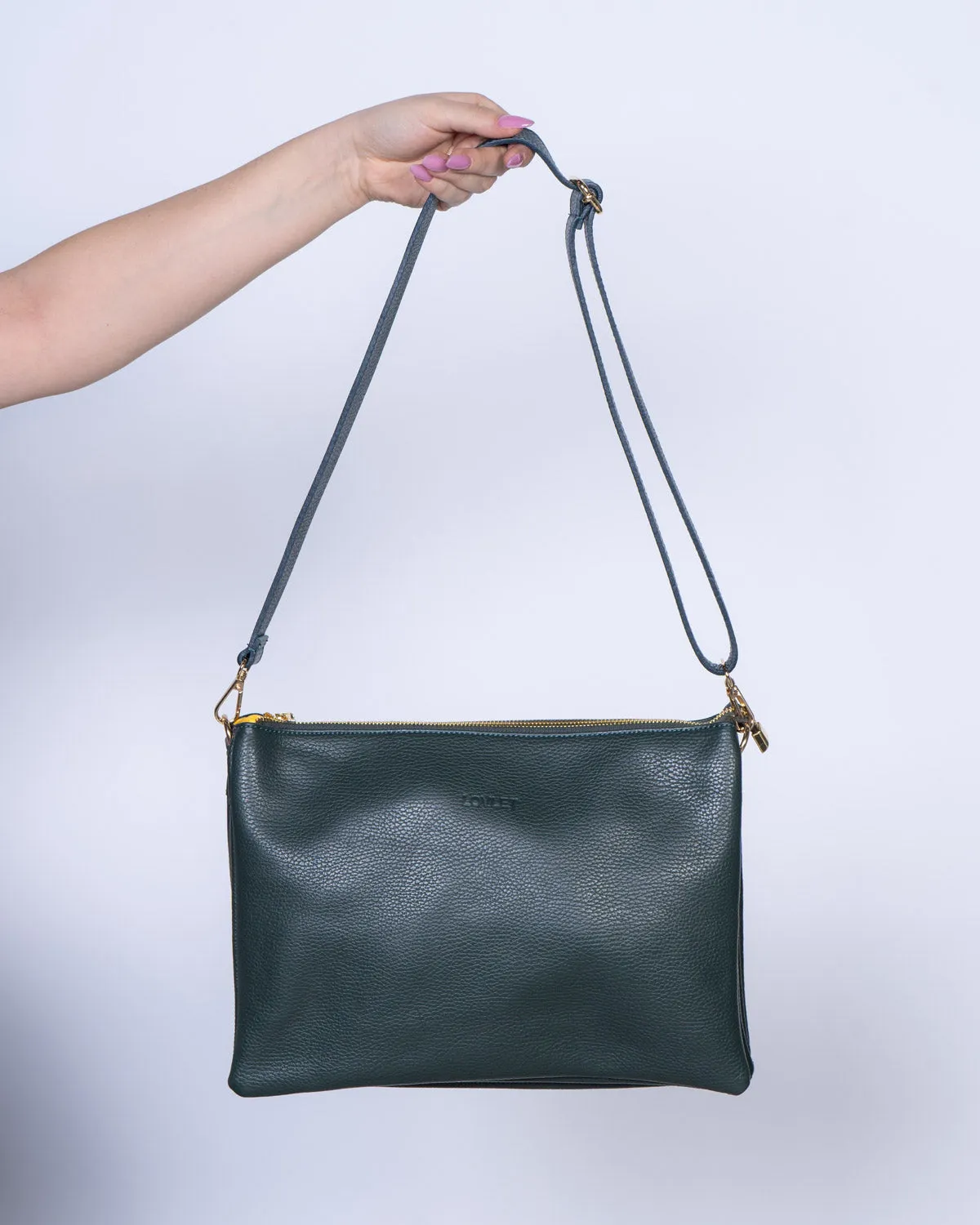 BORSA OLIVIA PELLE VERDE BOSCO