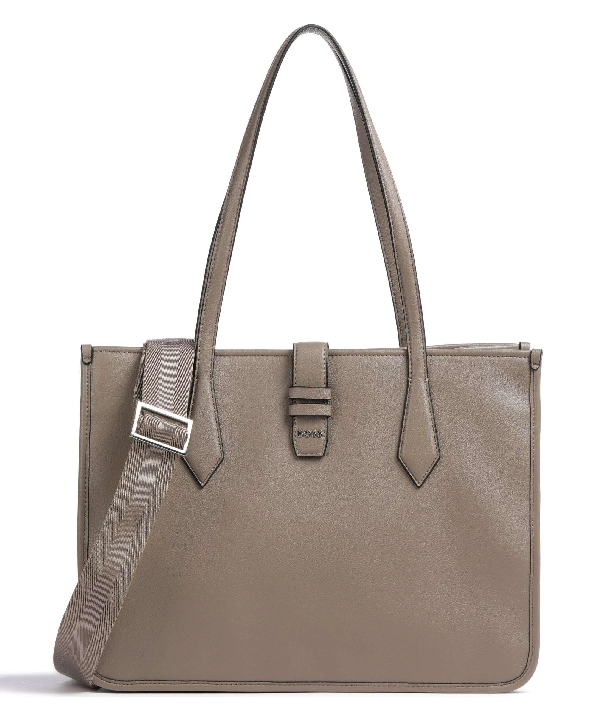 BOSS Maddie Borsa shopper pelle sintetica beige  