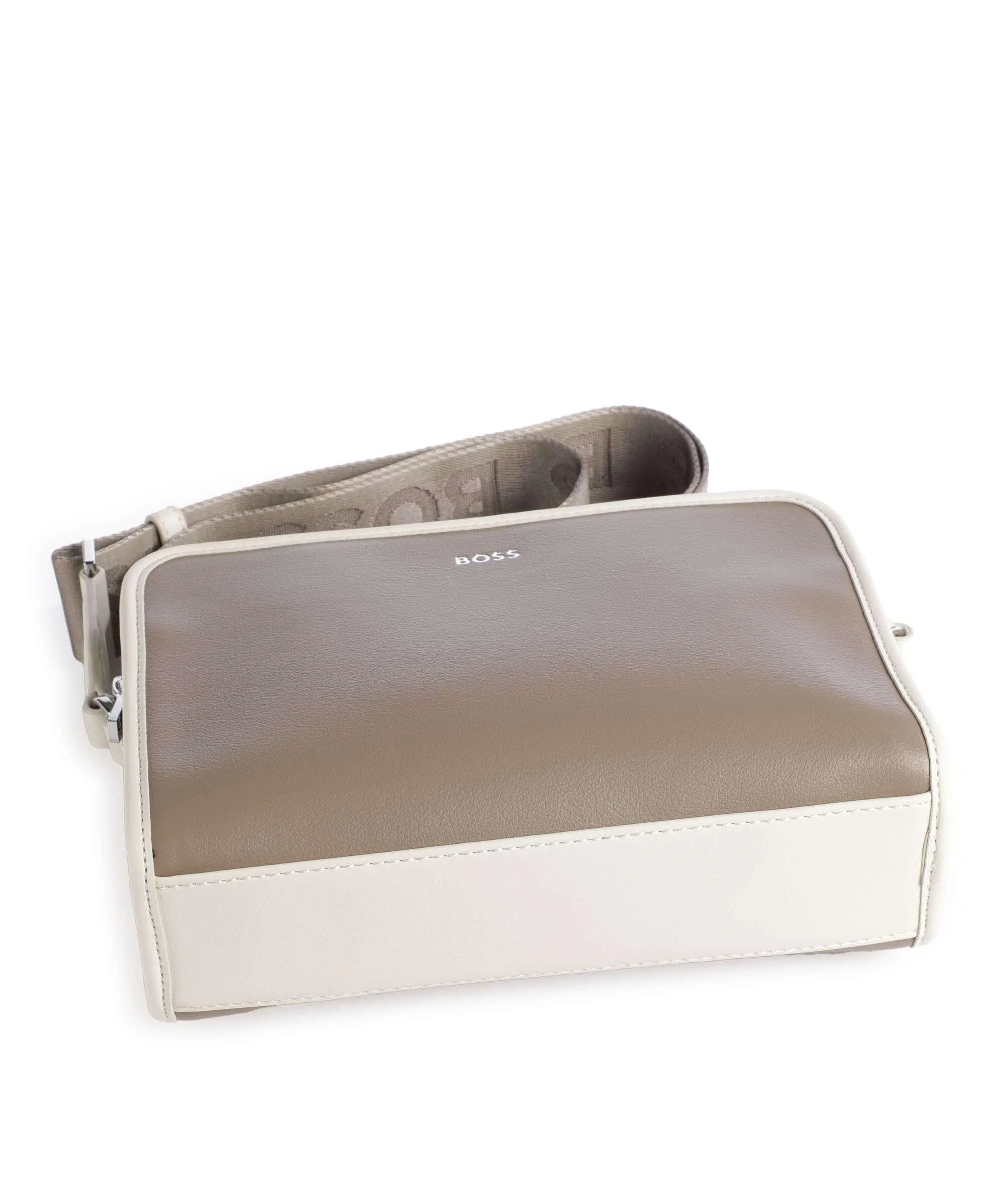  BOSS Sandy Borsa a tracolla pelle sintetica beige  