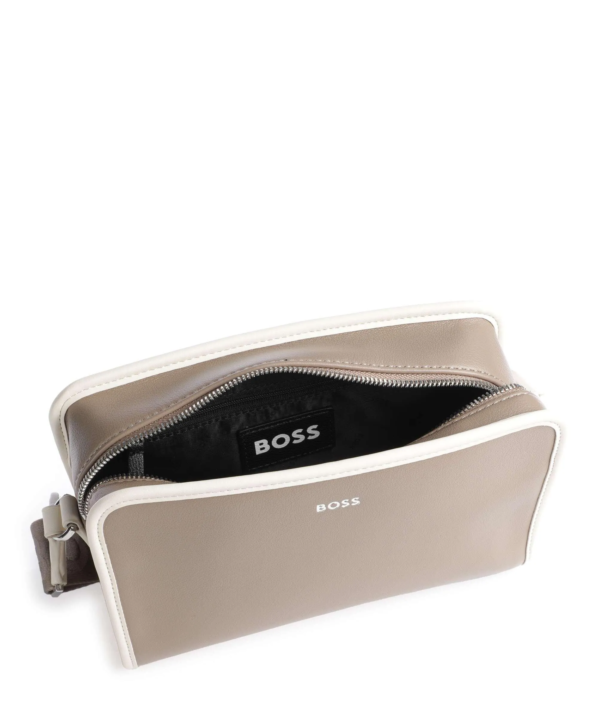 BOSS Sandy Borsa a tracolla pelle sintetica beige  