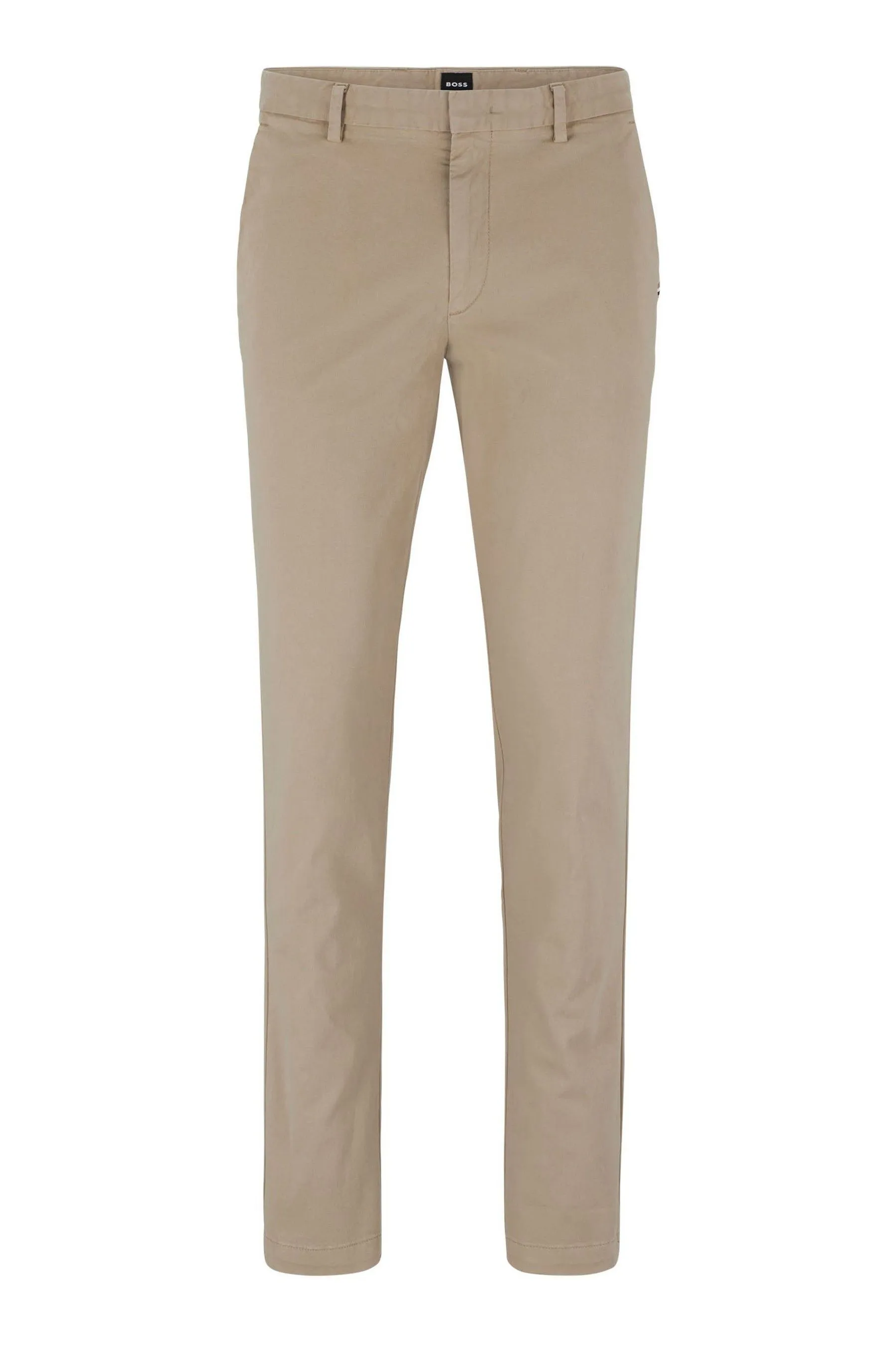 BOSS Vestibilità attillata / Slim - Pantaloni chino in gabardine elasticizzato in cotone