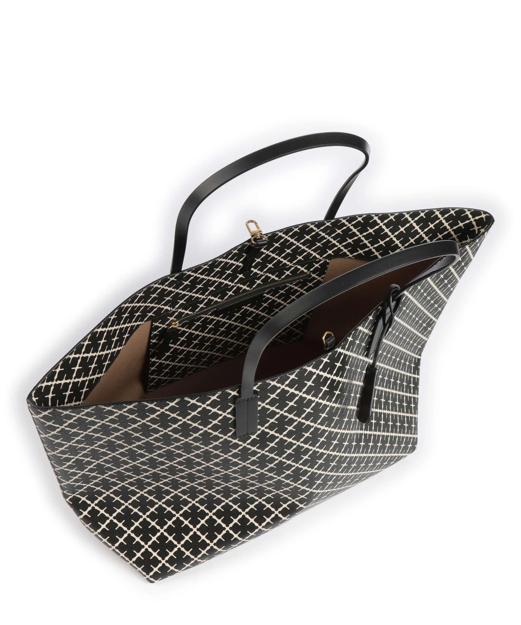  by Malene Birger Abi Borsa shopper pelle sintetica nero/beige  