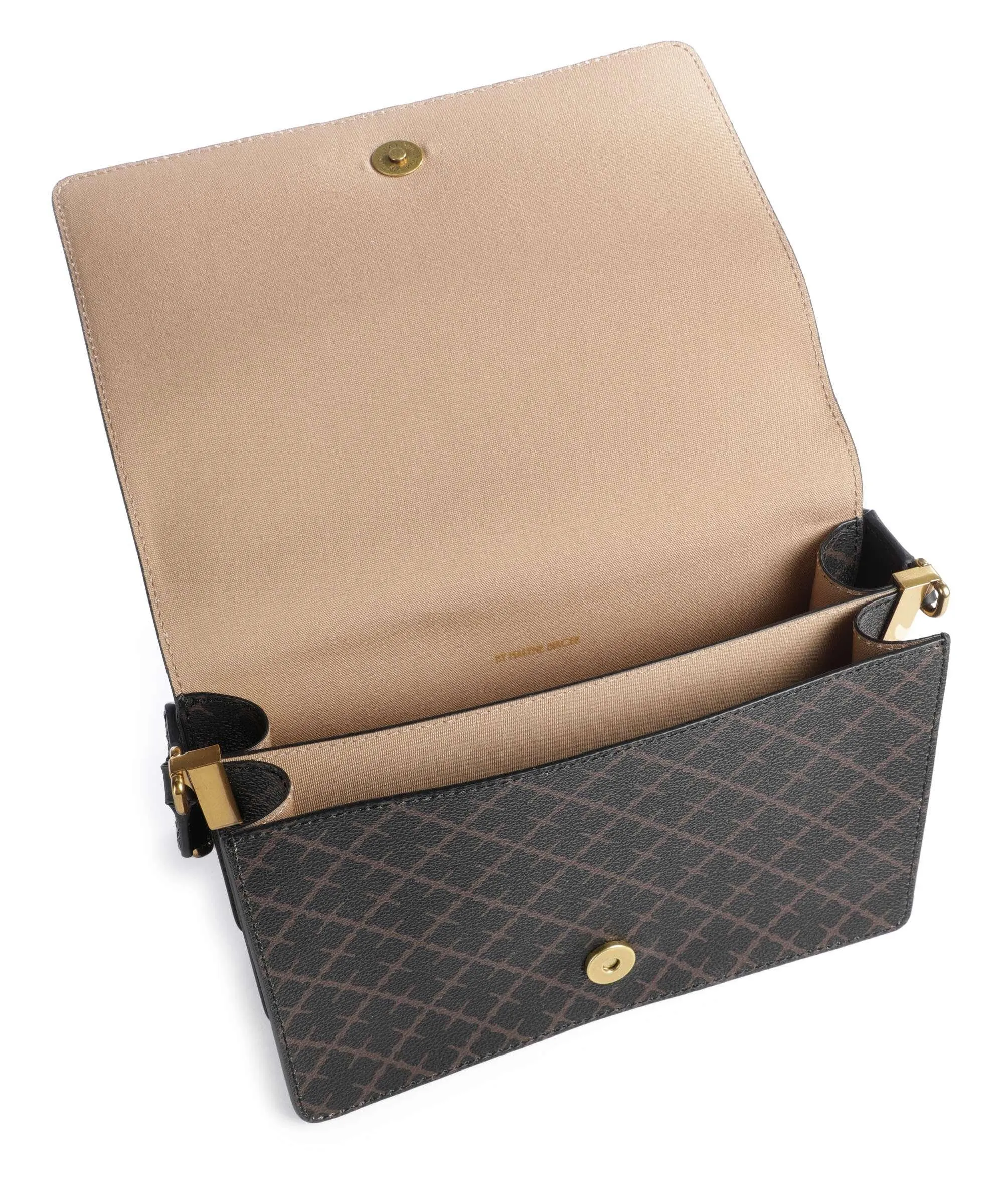 by Malene Birger Loenna Borsa a tracolla pelle sintetica marrone scuro  