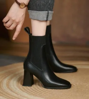 Calzini Donna Stivali a metà polpaccio Autunno Inverno Stivali elasticizzati Donna Moda Donna Chelsea Botas Mujer Tacchi alti Do