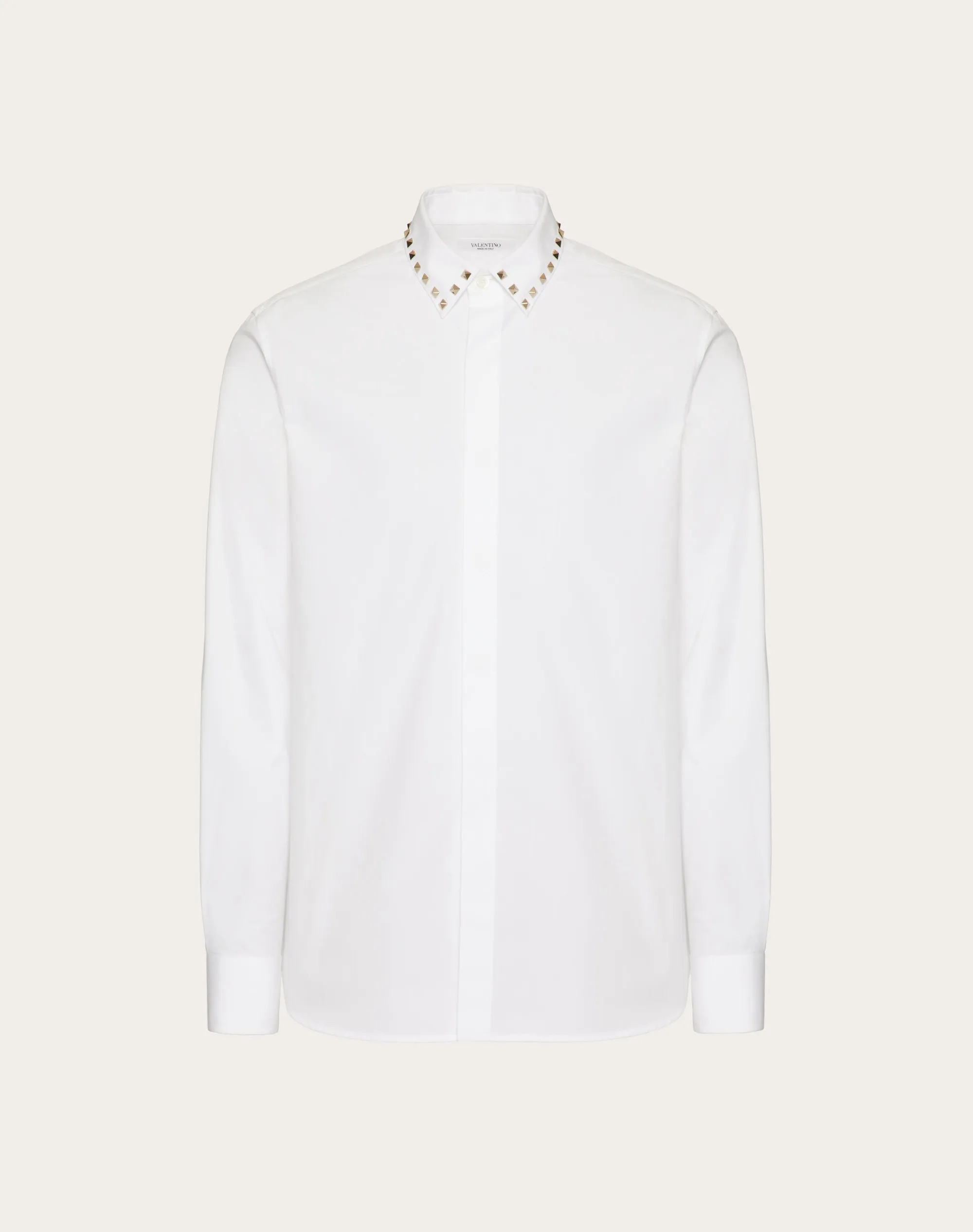 CAMICIA MANICA LUNGA IN COTONE CON BORCHIE BLACK UNTITLED SUL COLLETTO