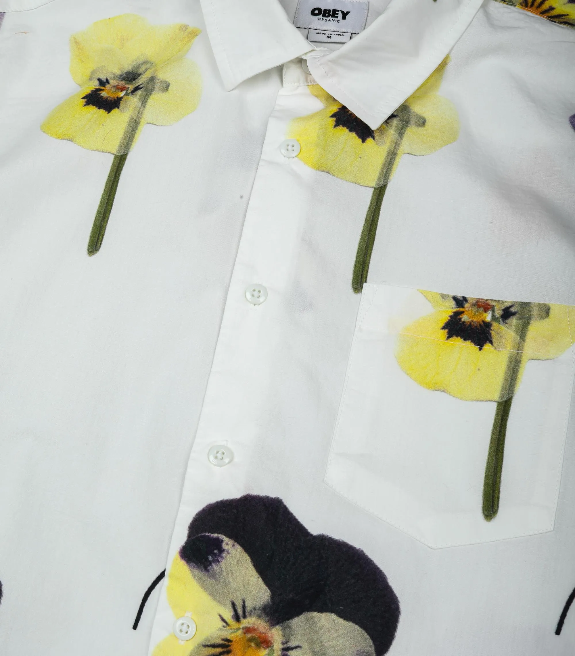 Camicia Obey Redux Woven Bianco
