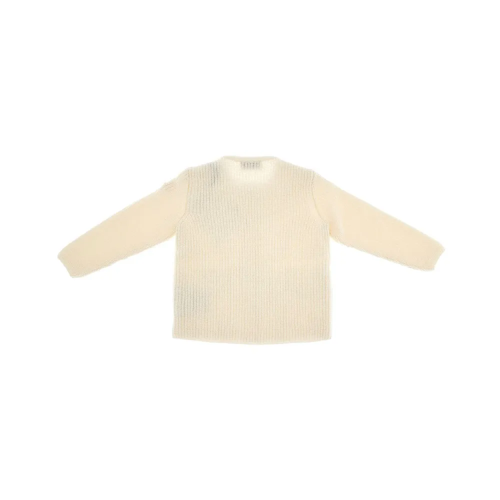 Cardigan full-zip in lana e nylon
