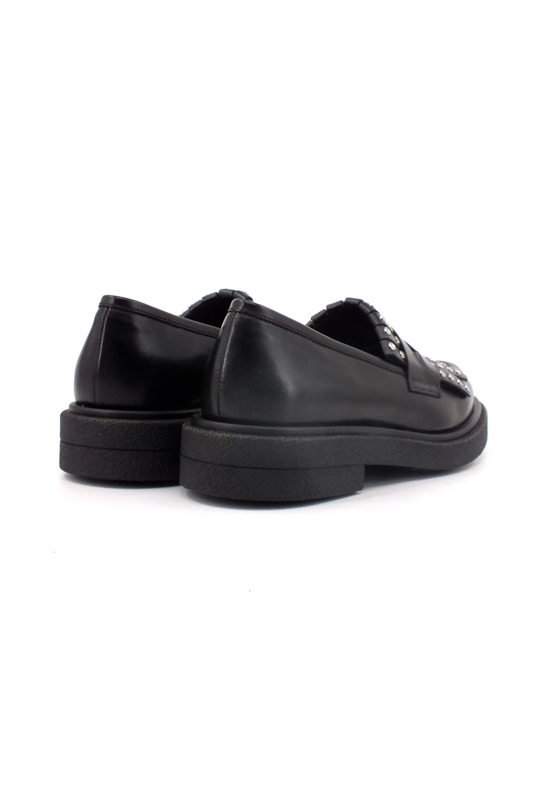 CARMENS Brook Fringe Mocassino Borchie Donna Nero 52201