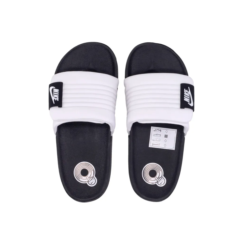 ciabatte uomo offcourt adjust slide SUMMIT WHITE/SUMMIT WHITE/BLACK