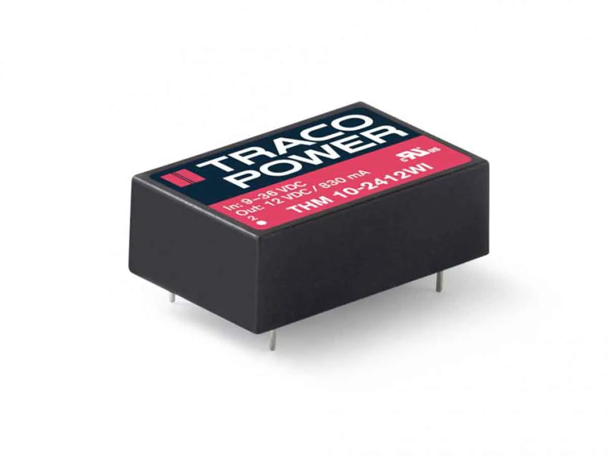 Convertitore c.c.-c.c. 10W, Vin 9 36 V c.c., Vout ±12V cc, 5kV cc No Sì