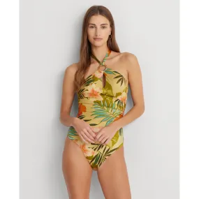Costume intero con scollo alto e anello