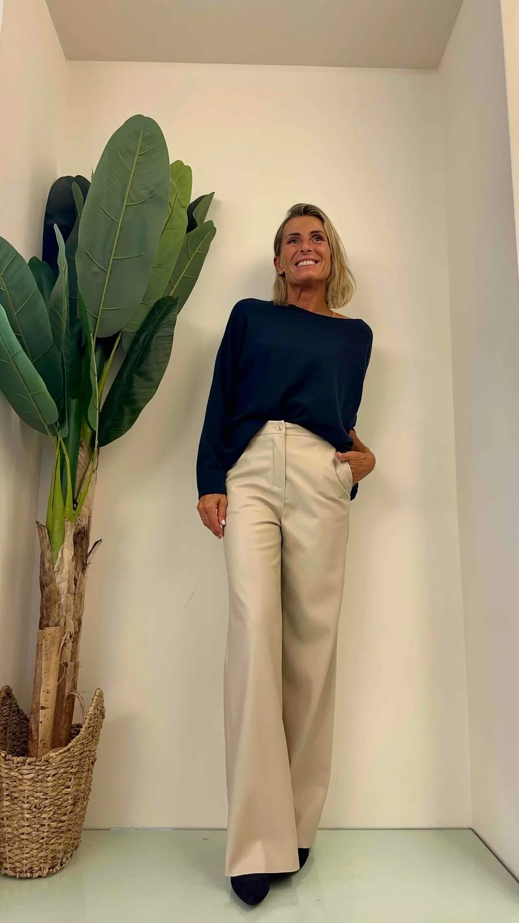 DAFNE - MA1179P25 - MAGLIA VISCOSA SCATOLA CON ORLINO FIT AMPIO
