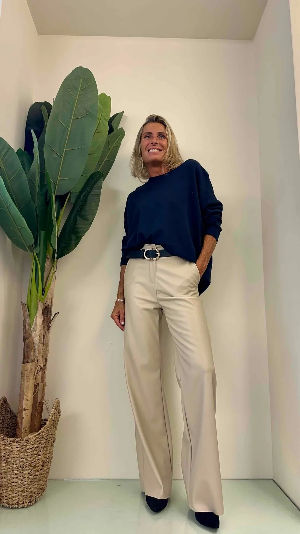 DAFNE - MA1179P25 - MAGLIA VISCOSA SCATOLA CON ORLINO FIT AMPIO