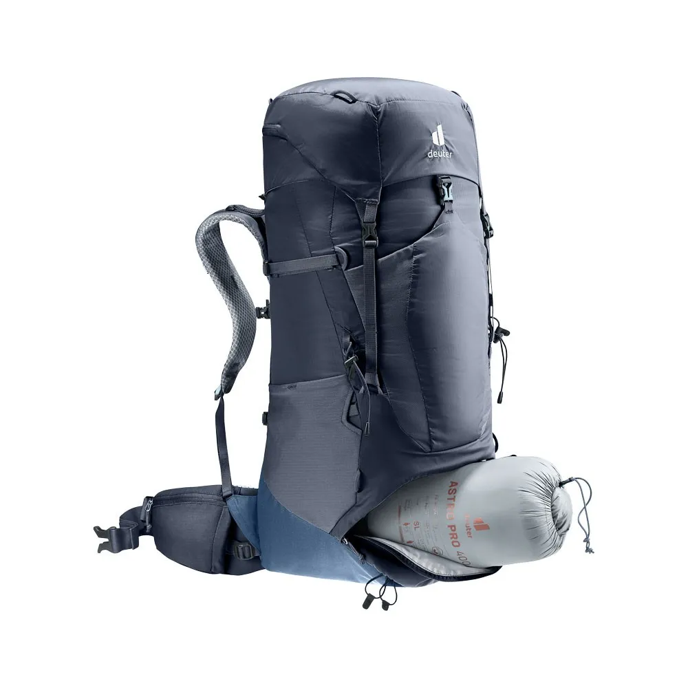Deuter Zaino Trekking Aircontact Lite 50+10 Nero Blu Uomo