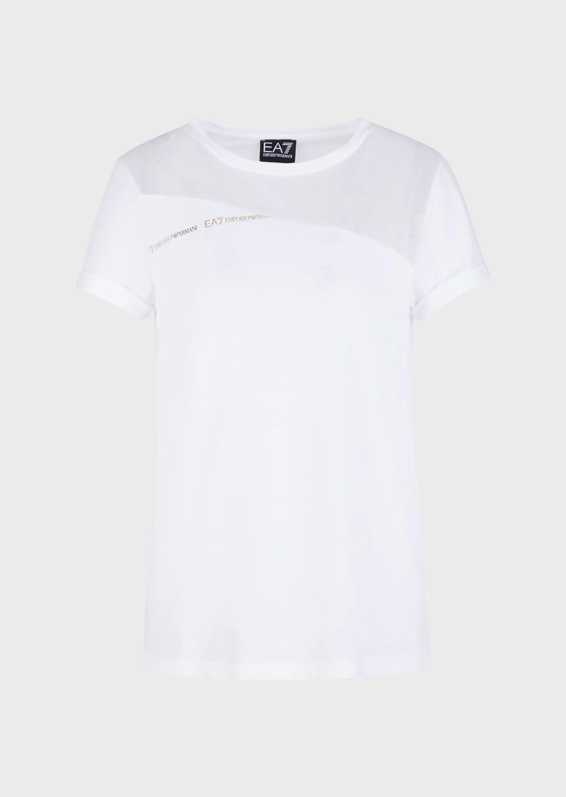 Ea7 emporio armani t-shirt girocollo donna