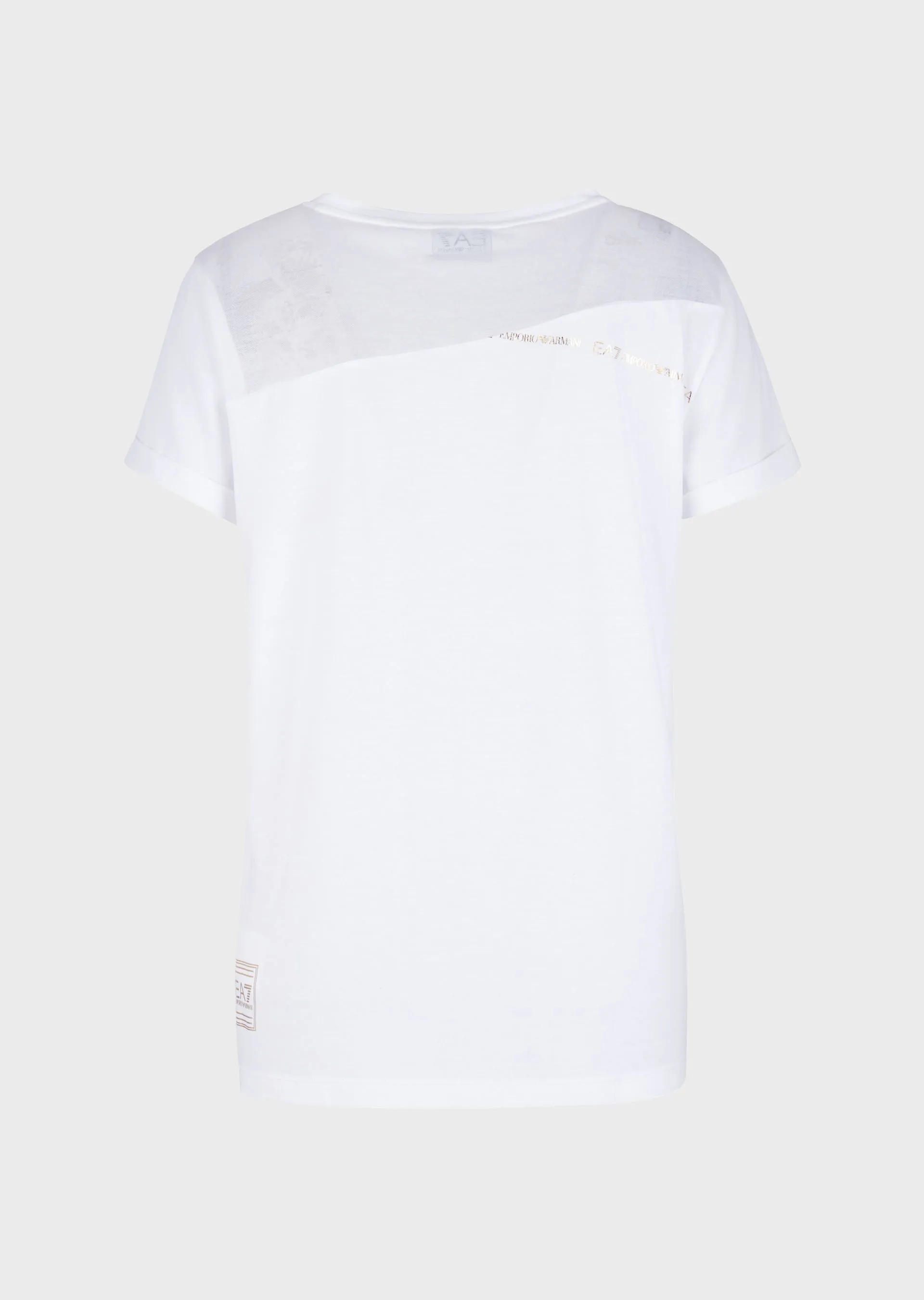 Ea7 emporio armani t-shirt girocollo donna
