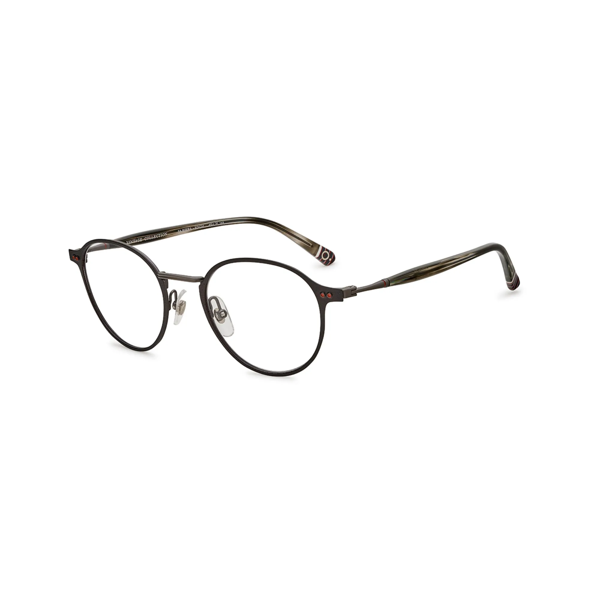   Etnia Barcelona SA RIERA - RDGM Rosso/canna Di Fucile | Occhiale Da Vista Unisex 