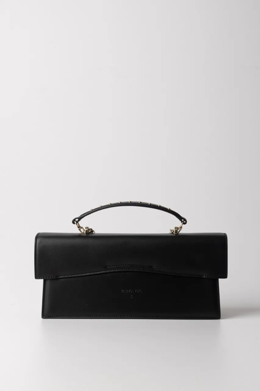 Fly Bamby bag con borchie Nero
