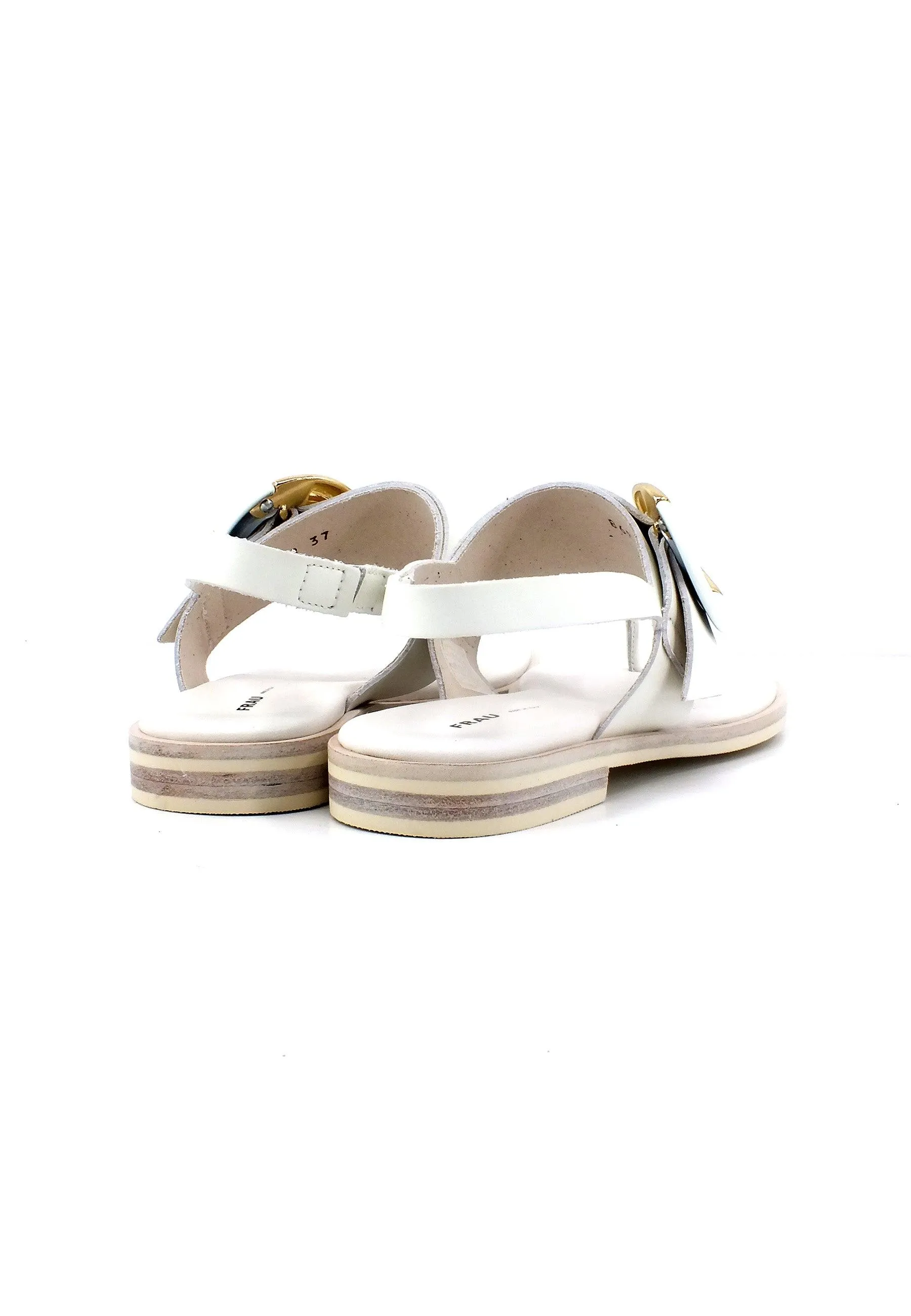 FRAU London Sandalo Donna Off White 86P8105