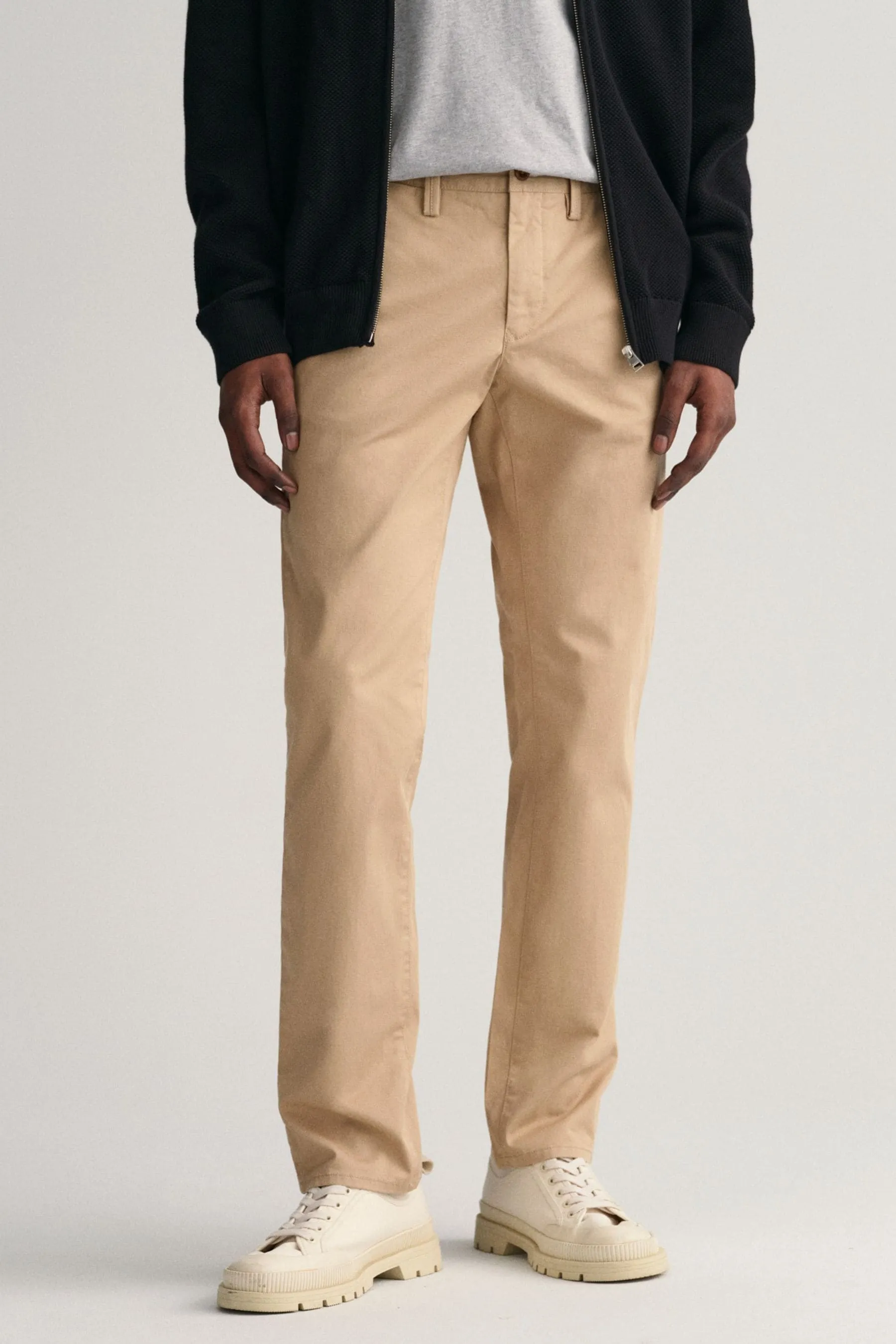 GANT Vestibilità attillata / Slim - Pantaloni chino in twill di cotone