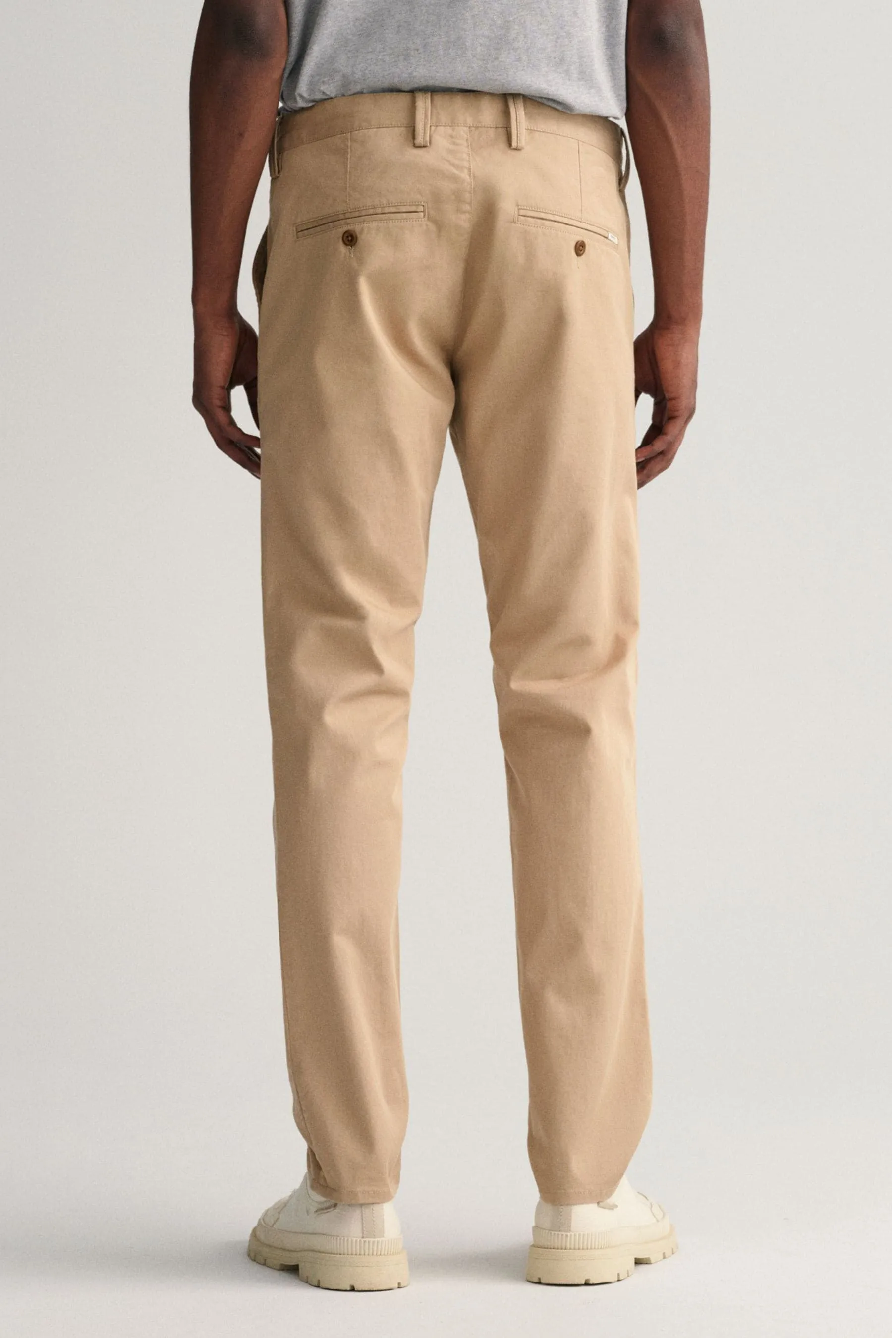 GANT Vestibilità attillata / Slim - Pantaloni chino in twill di cotone