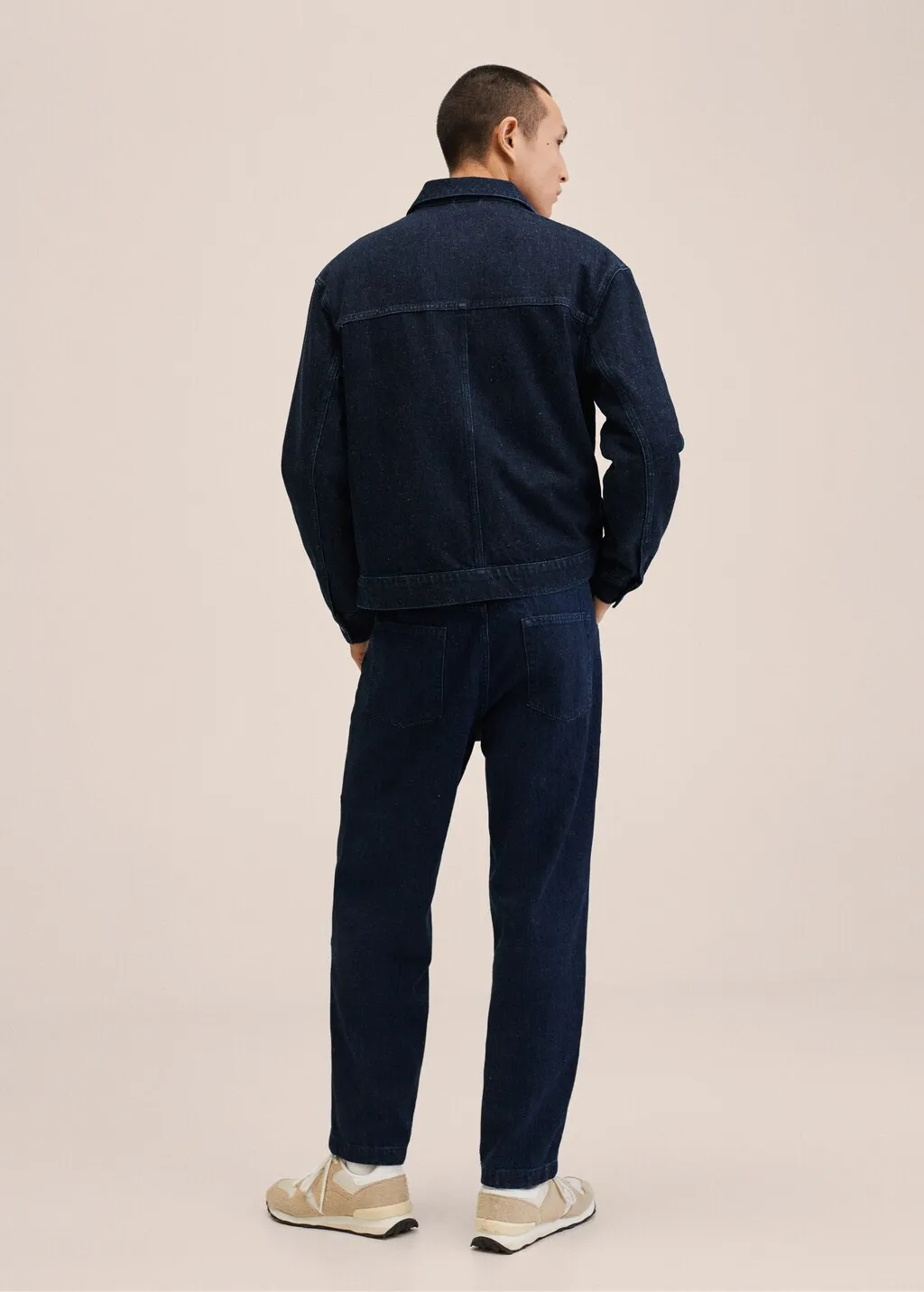 Jeans tapered loose cropped