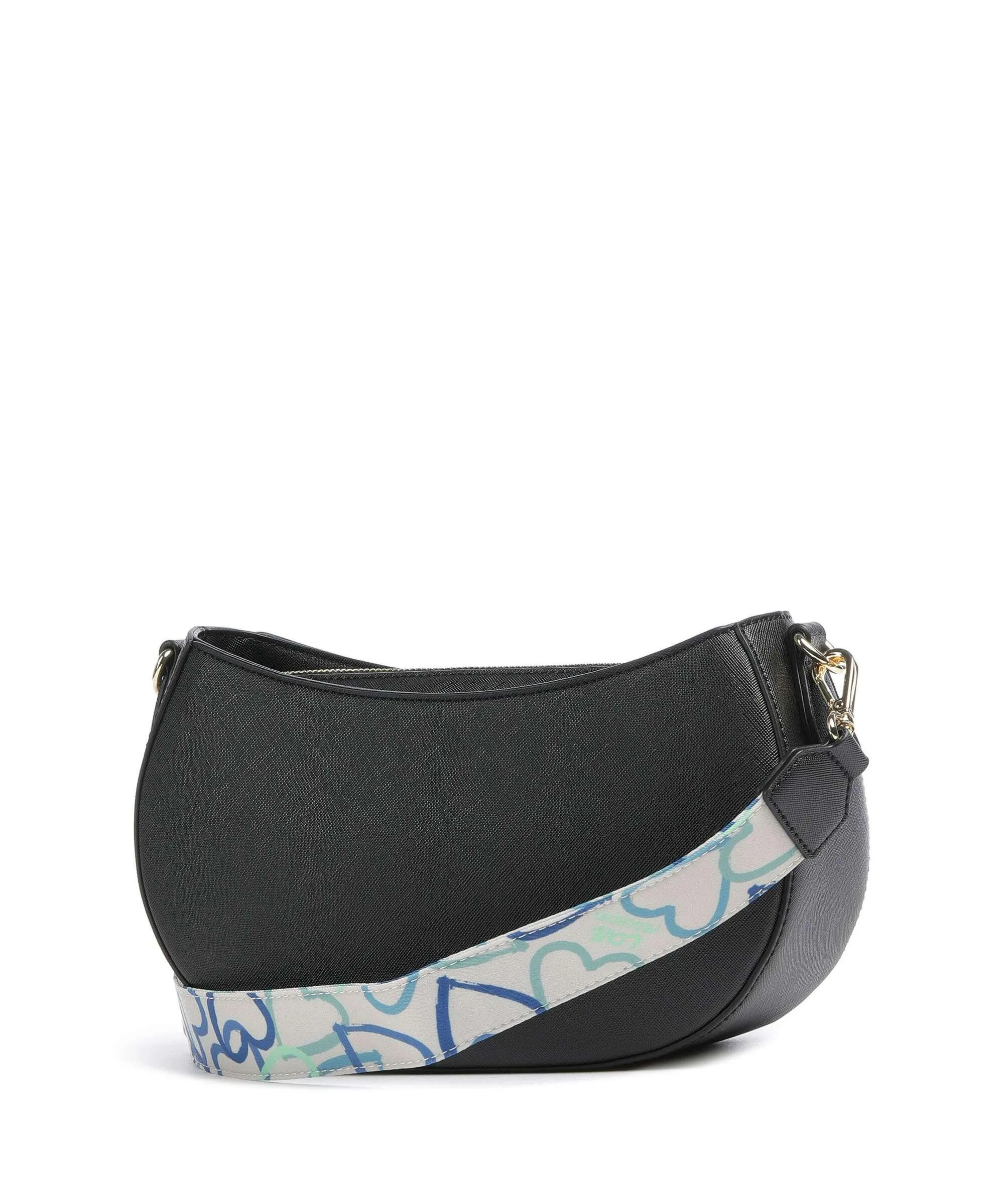  Love Moschino Jelly Logo Borsa a tracolla pelle sintetica nero  