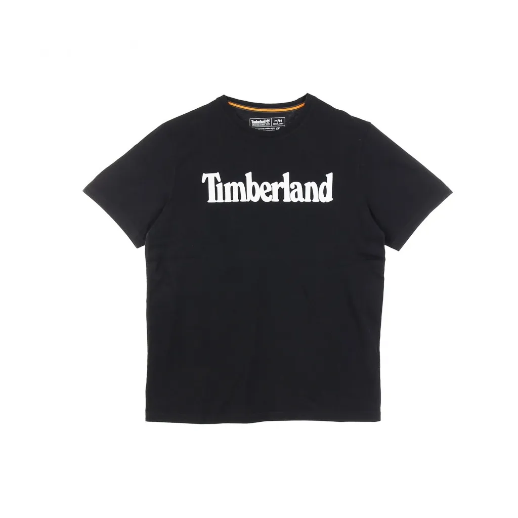 MAGLIETTA K-R BRAND LINEAR TEE BLACK