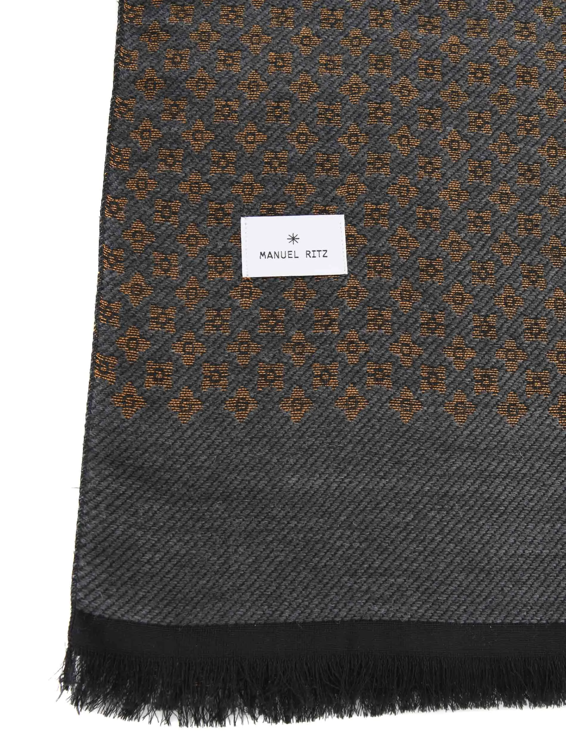  MANUEL RITZ Sciarpa Manuel Ritz in misto mohair jacquard Disponibile Store Scafati