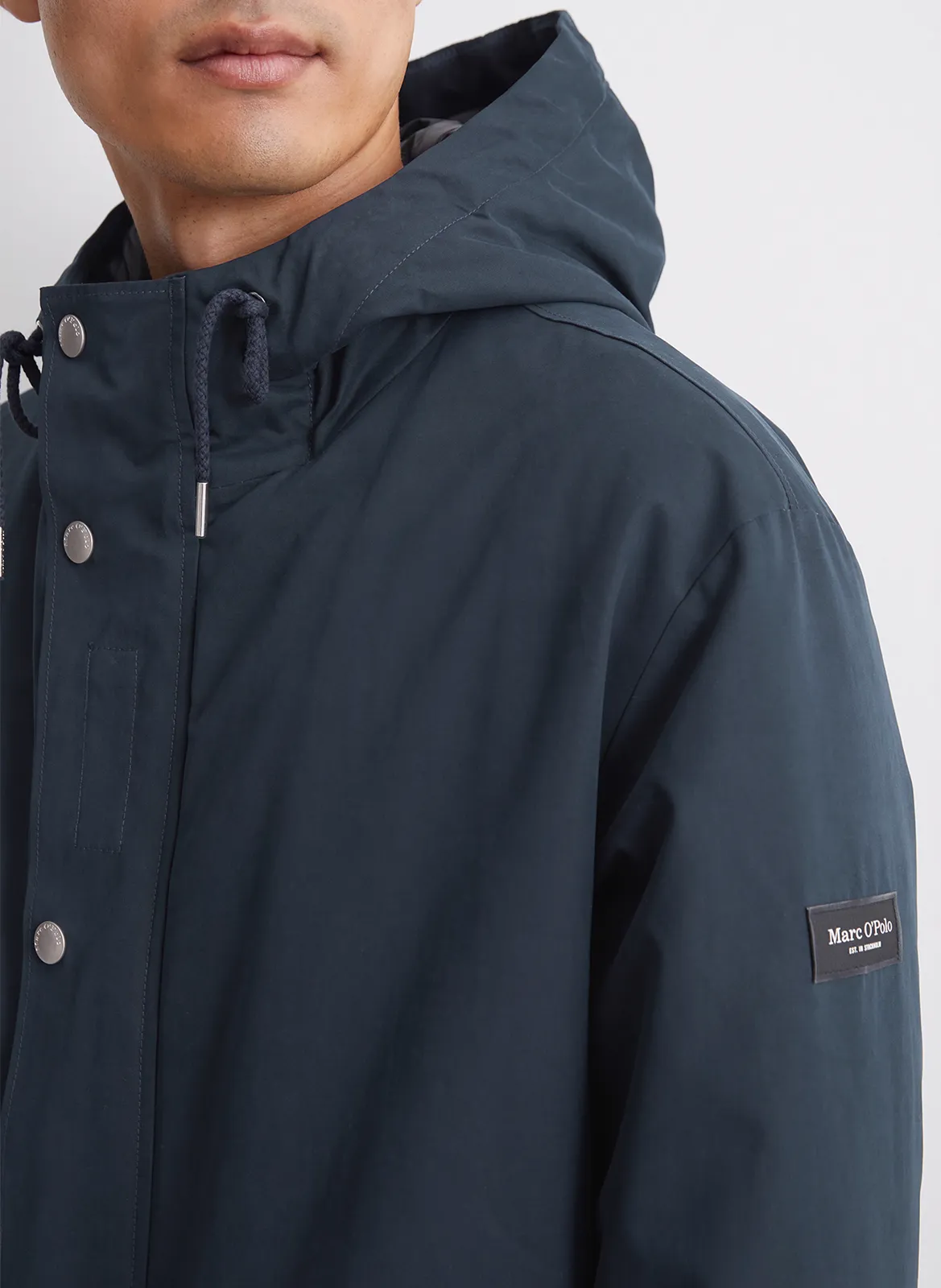  MARC O'POLO   Parka Ludivine con cappuccio | Blu