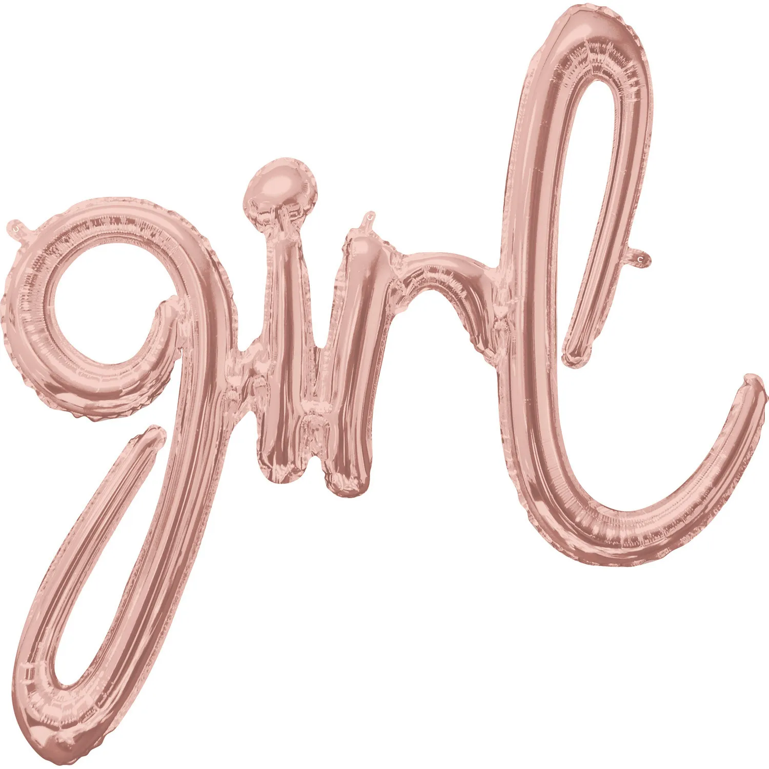 Palloncino foil Girl rosegold 73 x 76cm