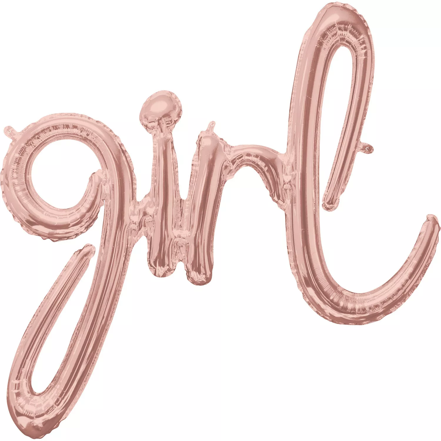 Palloncino foil Girl rosegold 73 x 76cm