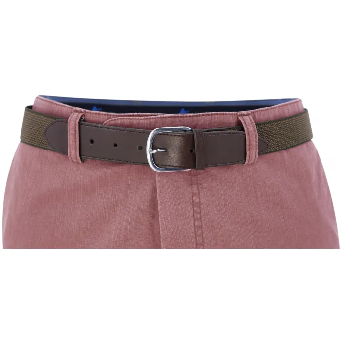 Pantaloni chino in cotone elasticizzato Henk ter Horst Rosso