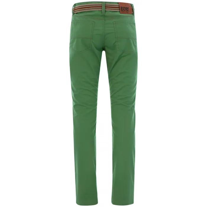 Pantaloni estivi di cotone maschile di cotone maschile con band elastico verde
