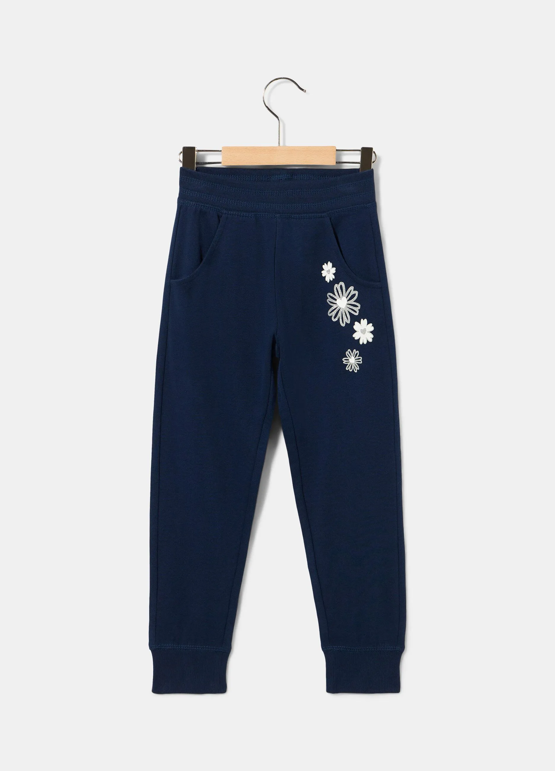Pantaloni in felpa di cotone