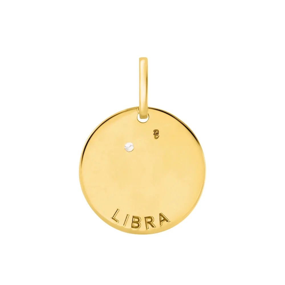 Pendente Cerchio Poème Oro Giallo 375/1000 Cubic Zirconia Bianco 1426701