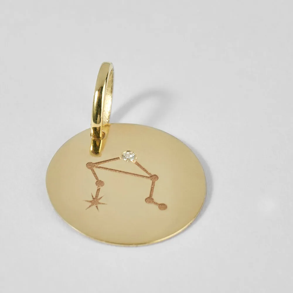 Pendente Cerchio Poème Oro Giallo 375/1000 Cubic Zirconia Bianco 1426701