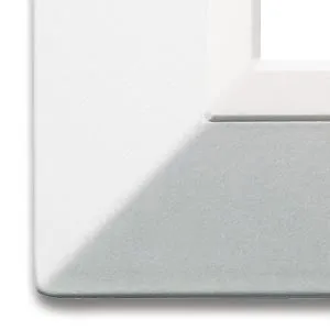 Placca Zama44 Bianco Micalizz. 3+3 Mod. Ave 44P933BMC