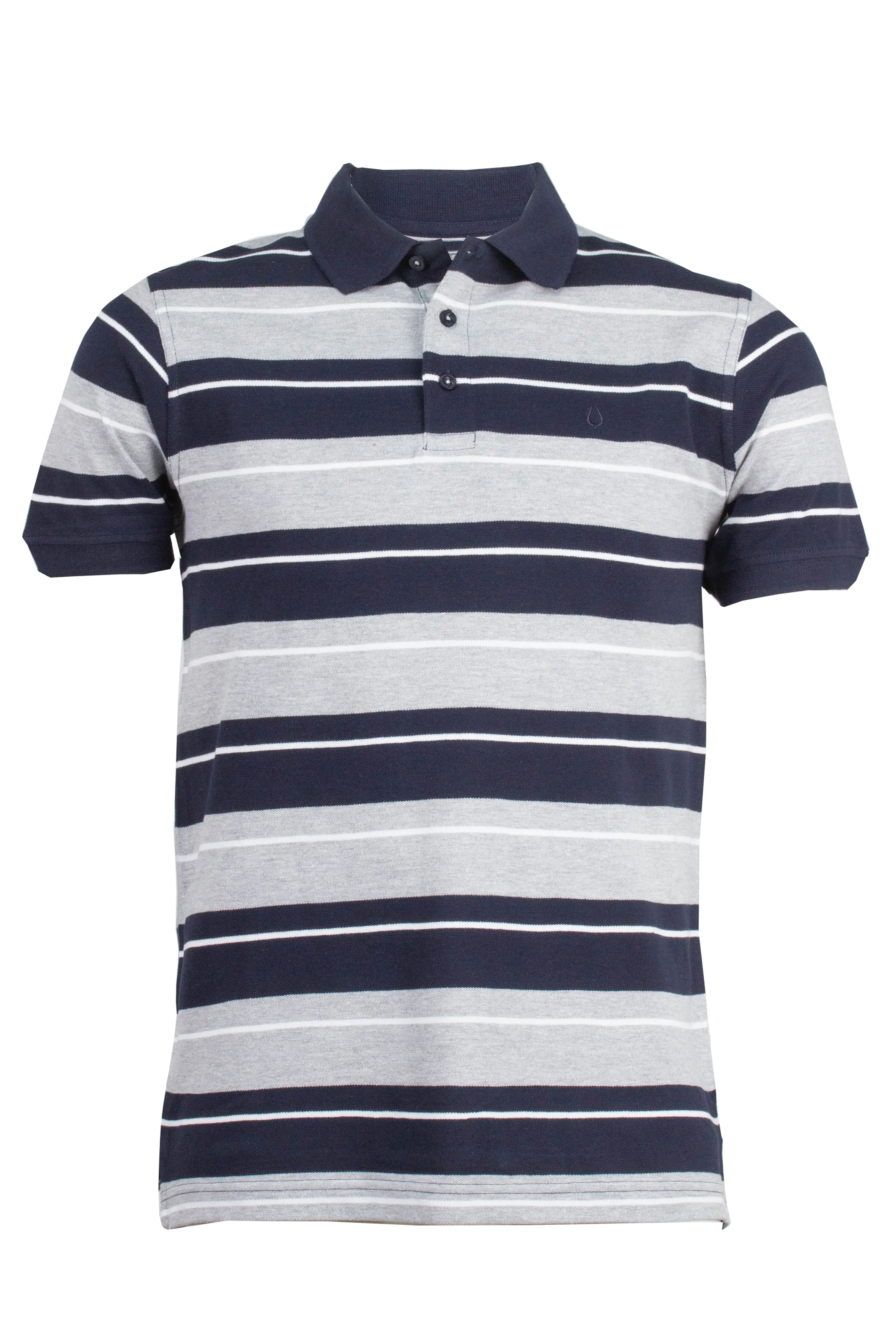 Polo in cotone piquet a righe
